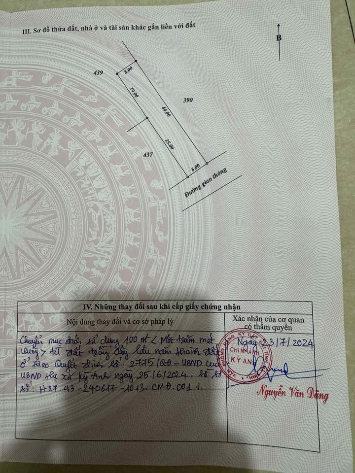 Đất nền Kỳ Hà, Thị xã Kỳ Anh 352m² giá thỏa thuận - Đường 2 mặt tiền, cơ hội đầu tư vàng!