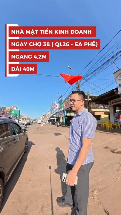 Nhà mặt tiền kinh doanh Đường 38 - Ea Phê 168m² giá 1.7 tỷ - Vị trí đắc địa cho thuê ngay!