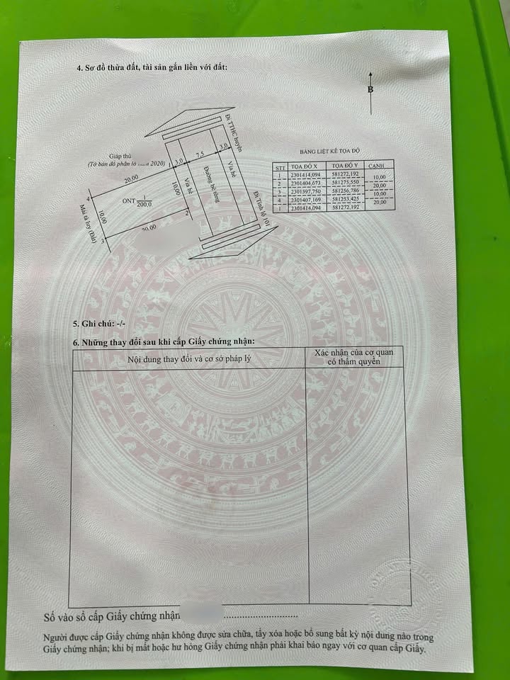 Lô đất Vân Hồ 200m² giá 2.x tỷ - Sổ đỏ chính chủ, tiện ích đầy đủ!