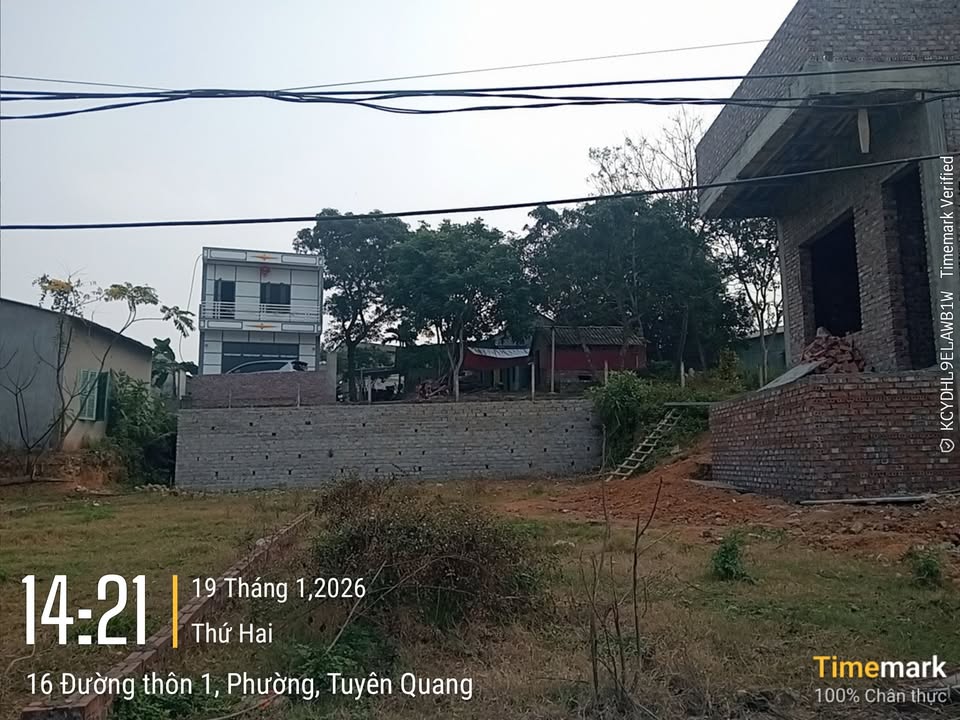 Đất thổ cư thôn 1 Lưỡng Vượng, Tuyên Quang 22m² - Dân cư đông đúc, vị trí đẹp!