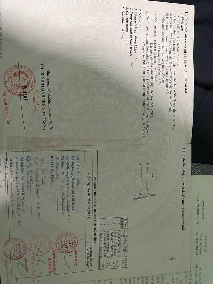 Nhà mặt tiền Lương Sơn Nha Trang 77,7m² giá 5,5 tỷ - Vị trí kinh doanh lý tưởng!