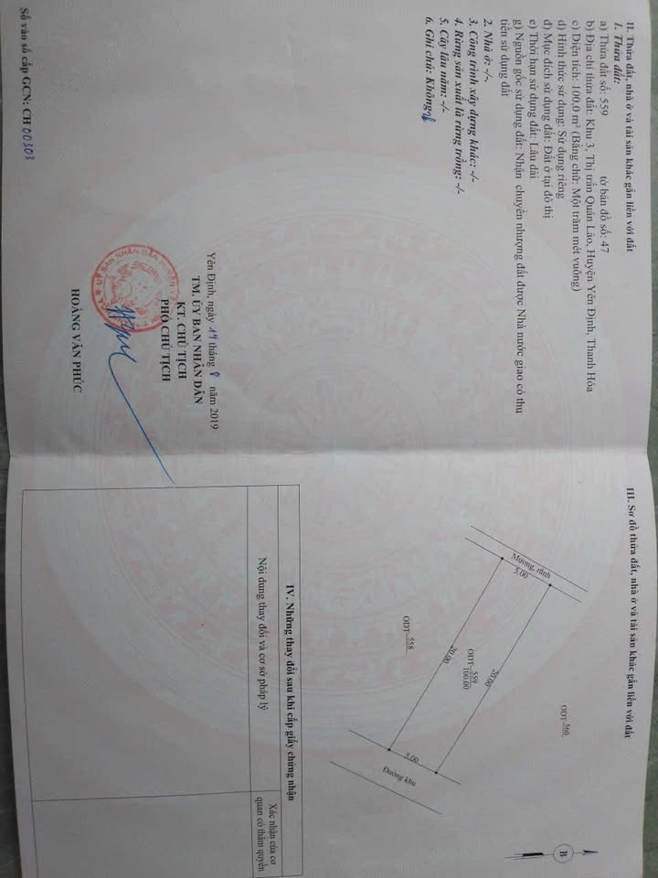 Đất nền Khu 3 Quán Lào 100m² giá 1.7 tỷ - Cơ hội đầu tư hiếm có!