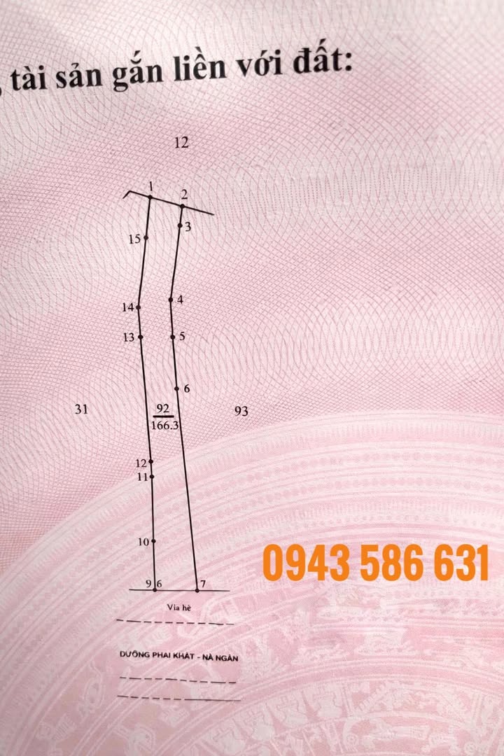 Đất mặt đường Sông Hiến, Cao Bằng 166m² giá 3 tỷ - Pháp lý rõ ràng!