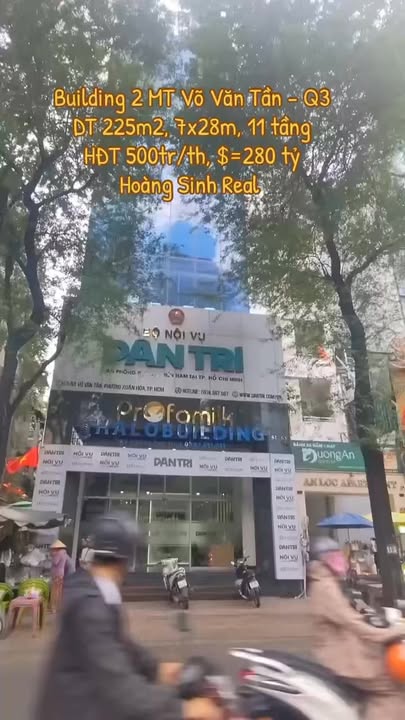 Tòa nhà mặt tiền Võ Văn Tần, Quận 3, 225m² giá 280 tỷ - Đầu tư sinh lời ổn định!