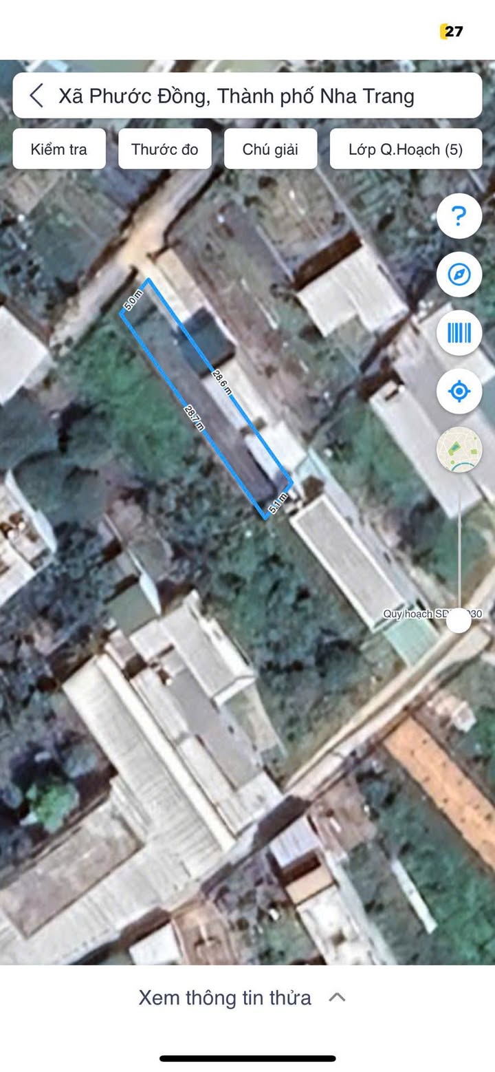 Đất nền Phước Đồng, Nha Trang 138.4m² giá 1.2 tỷ - Sổ đỏ chính chủ!