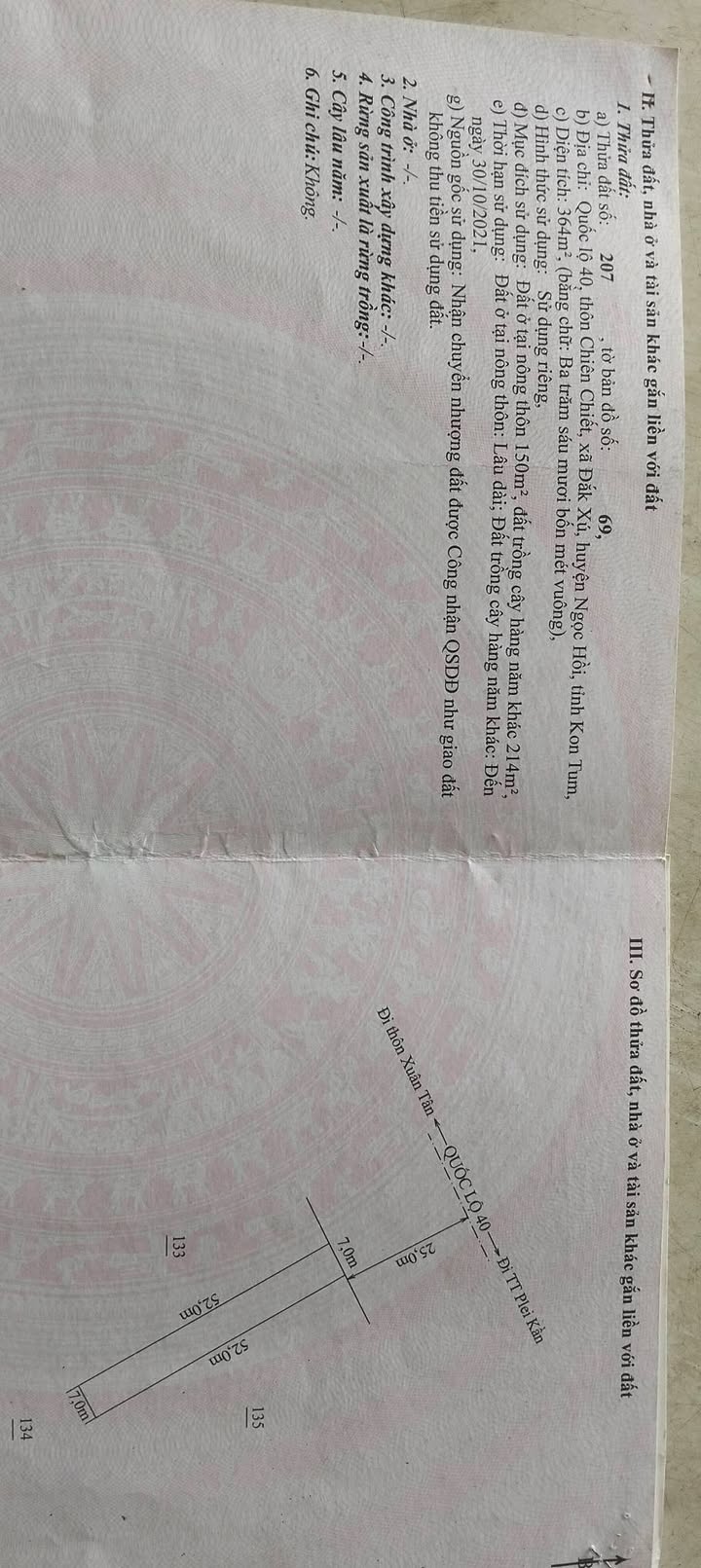 Đất thổ cư 434m² Đắk Xú - Giá chỉ 1.2 tỷ - Đầu tư sinh lời!