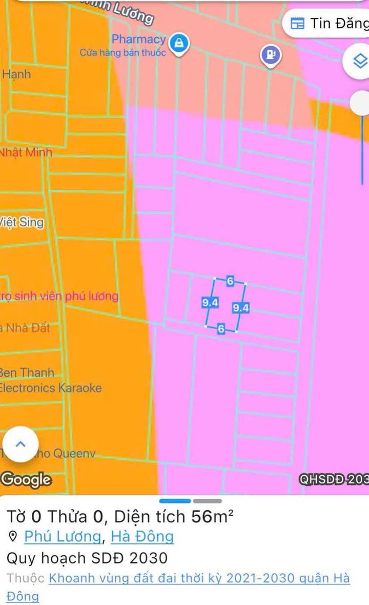 Đất xen kẹt Phú Lương 56m² giá 1 tỷ - Đầu tư sinh lời ngay!