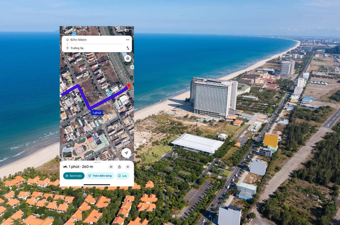 Đất biển Trường Sa Đà Nẵng 621m² giá 31 tỷ - Ngay gần bãi tắm Non Nước