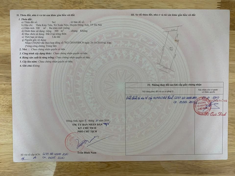 Đất thổ cư 300m² tại Xuân Nộn, Đông Anh - Cơ hội đầu tư tuyệt vời!