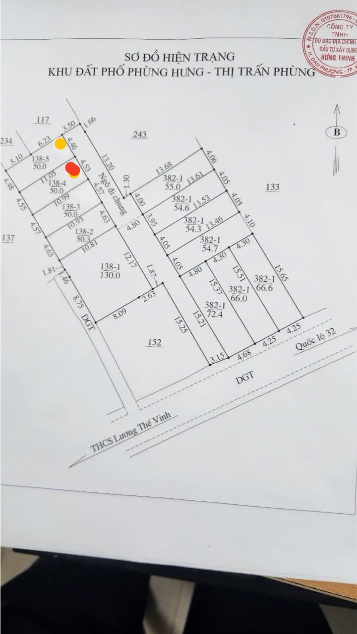 Đất nền Xã Đan Phượng 55m² giá thỏa thuận - Đường ô tô vào tận nơi!