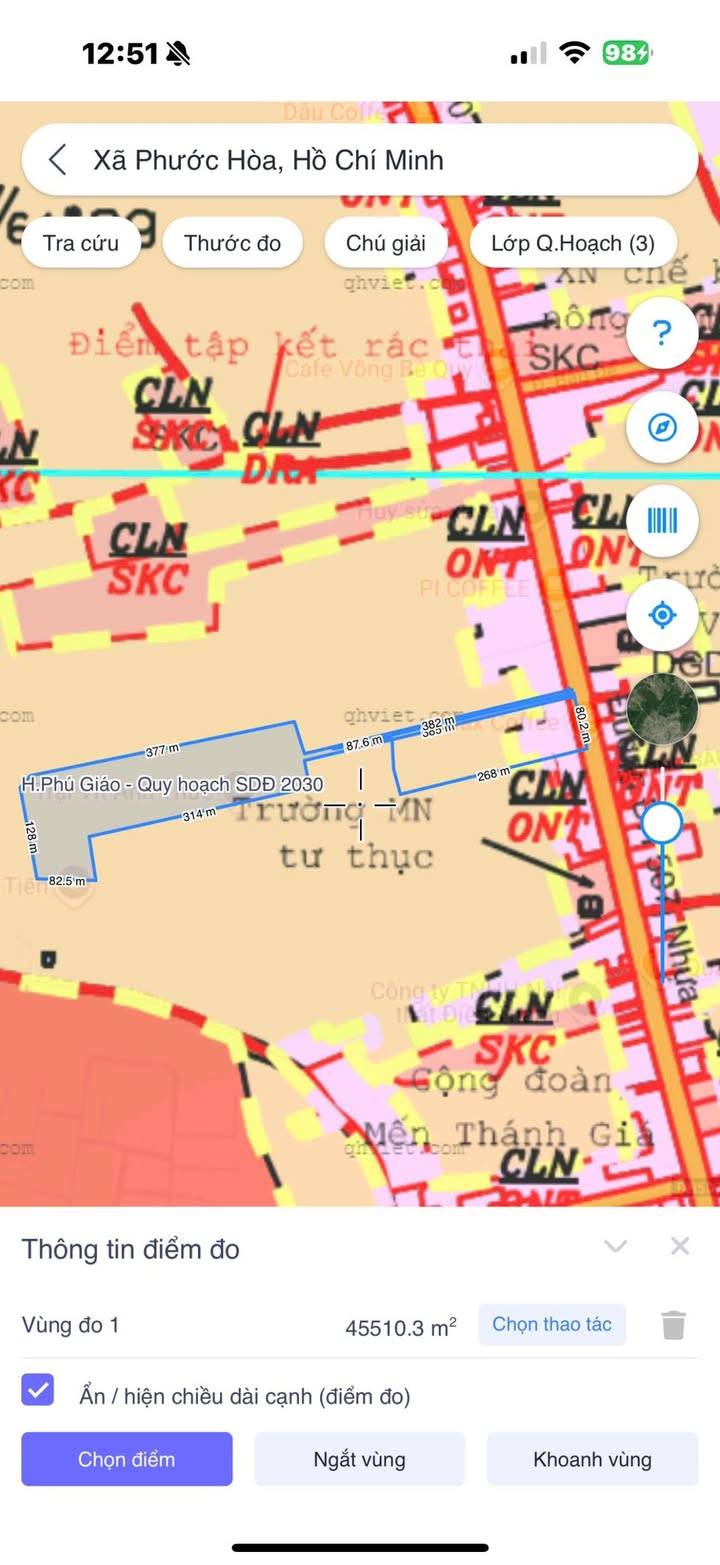 Đất xưởng 4,5ha tại xã Phước Hoà, Bình Dương - Giá 36 tỷ, đầu tư sinh lời ngay!