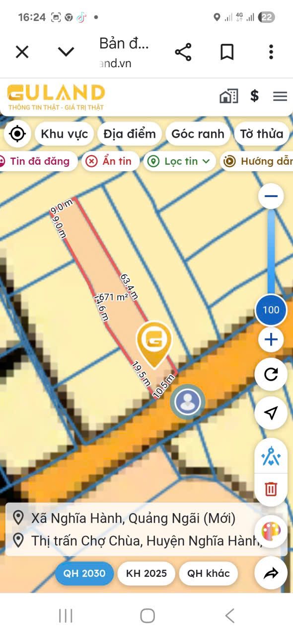 Đất nền 667m² tại Huyện Nghĩa Hành, Quảng Ngãi giá chỉ 79 triệu - Cơ hội đầu tư hấp dẫn!