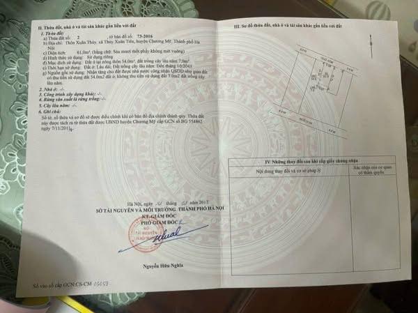 Nhà mini 61m² xã Thủy Xuân Tiên, Chương Mỹ - Giá chỉ 2.2 tỷ, Đầu tư hấp dẫn!