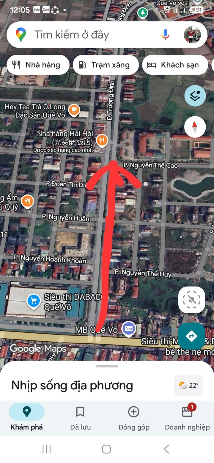 Đất nền Huyện Quế Võ 100m² giá 7 tỷ - Đầu tư sinh lời ngay!