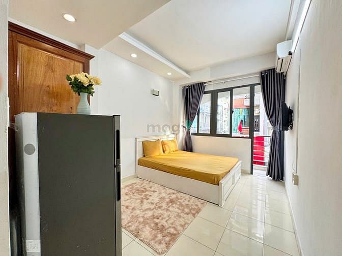 Căn hộ bancol thoáng mát Trần Minh Quyền 26m² giá 5.5 triệu - Full nội thất tiện nghi