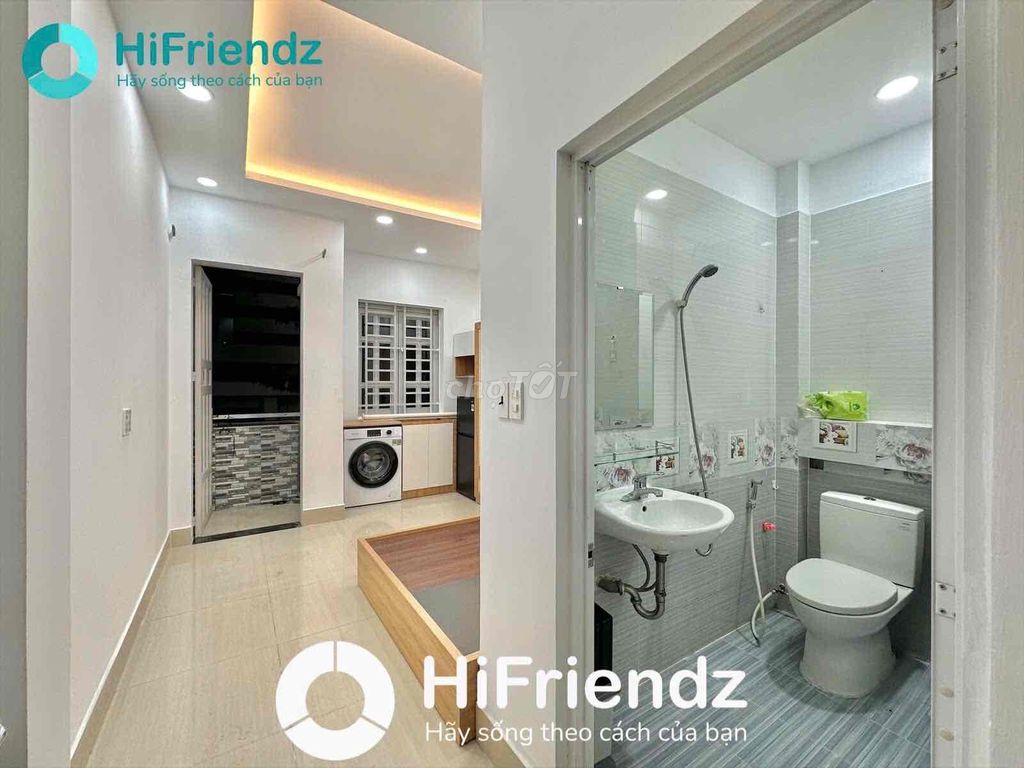 Studio ban công Nguyễn Thanh Tuyền 25m² giá 5.5 triệu - Nhà mới đầy đủ nội thất!