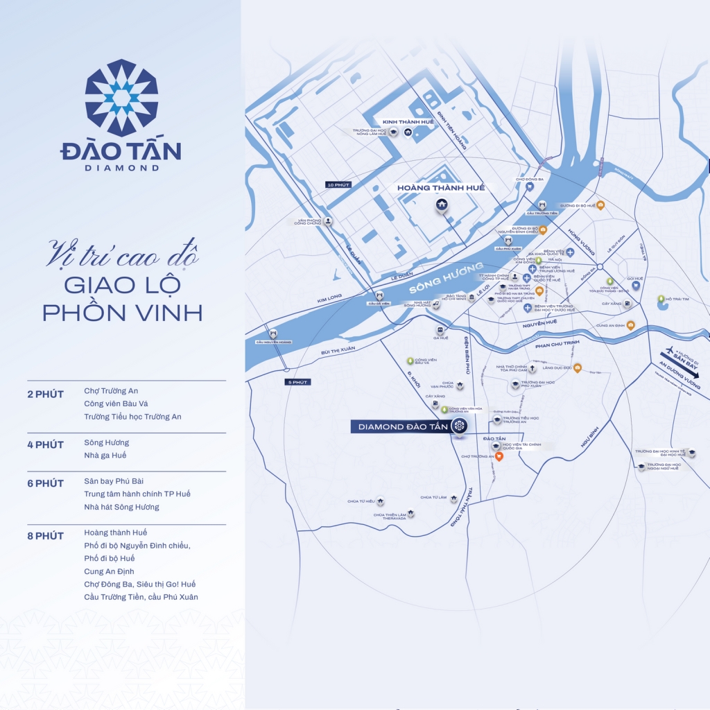 Shophouse Đào Tấn Diamond Huế 98m² giá 5.8 tỷ - Chỉ 29 căn duy nhất!