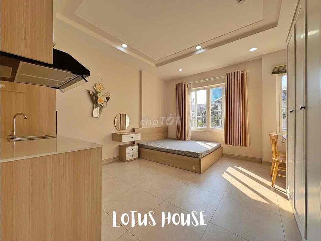 Studio Quận 10 35m² giá 6 triệu - Full nội thất cao cấp, view thoáng