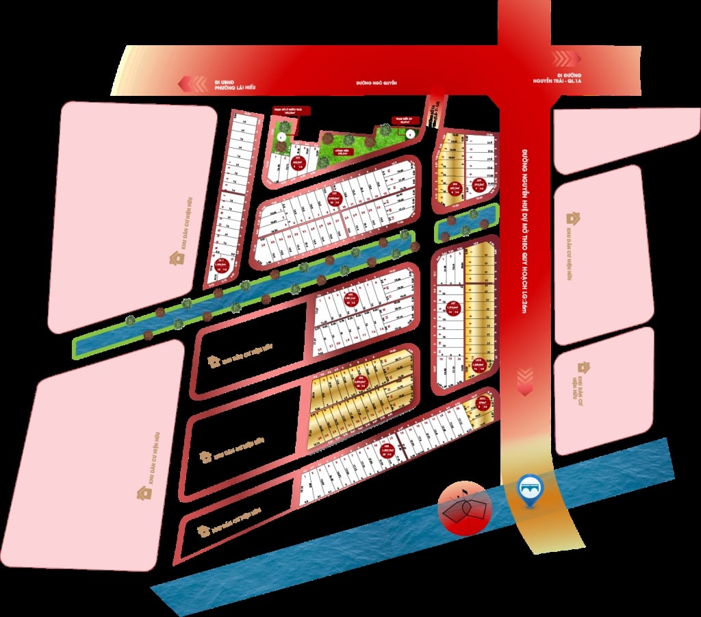 Đất nền Ngô Quyền - Nguyễn Huệ 85m² giá 1.8 tỷ - Sổ hồng công chứng ngay!