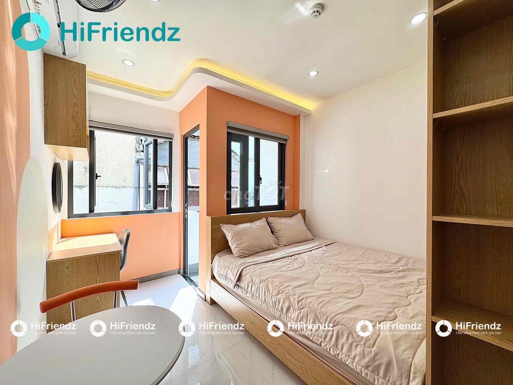 Căn hộ HIFRIENDZ Q10 35m² giá 7 triệu - Ban công cửa sổ thoáng đãng!