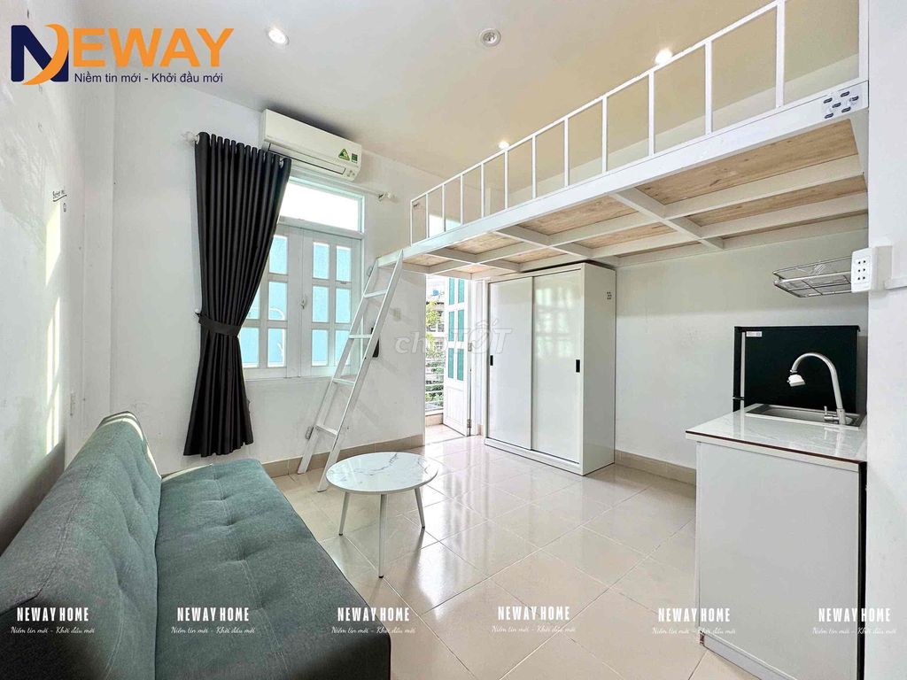 Căn hộ Duplex 30m² - Ban Công thoáng đãng - Full nội thất - Khu Bảy Hiền