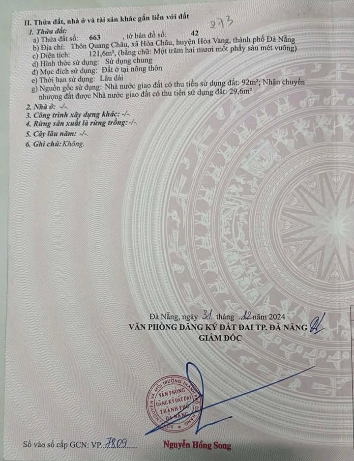 Đất nền 2 mặt đường Quan Châu, 121m² giá 2 tỷ - Cơ hội đầu tư hấp dẫn!