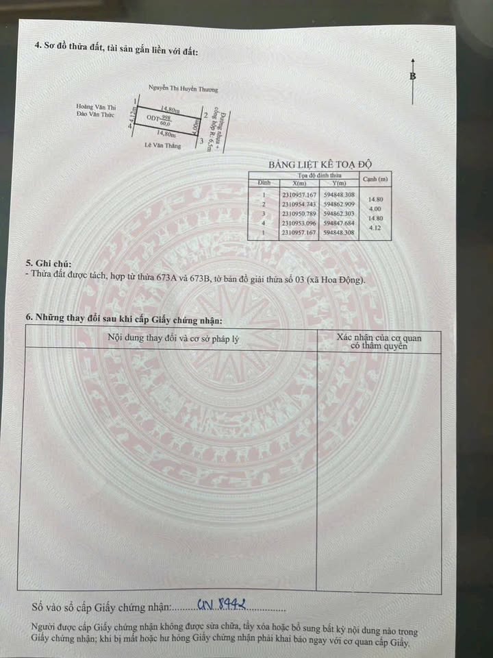 Lô đất phường Hoa Động, 60m², giá chỉ 3 tỷ - Kinh doanh thuận lợi!