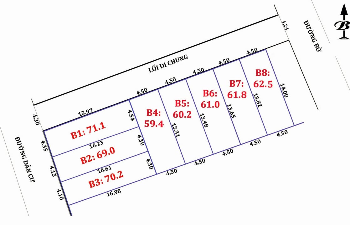 Đất Nghi Liên 59m² giá 1 tỷ - Gần trường học, vị trí đẹp!