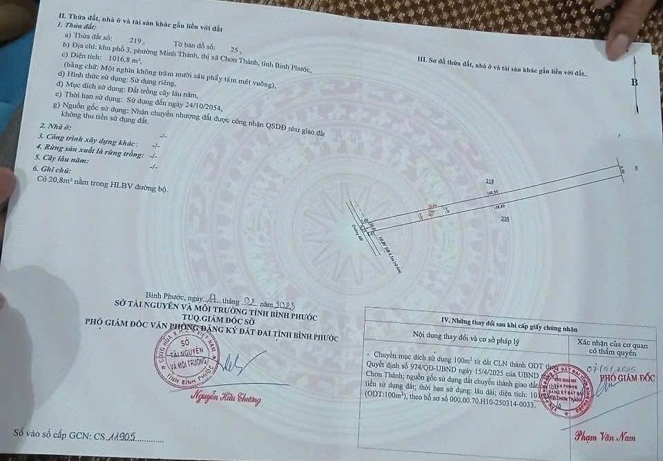 Đất nền xã Minh Thạnh, Dầu Tiếng 960m² giá chỉ 800 triệu - Cơ hội đầu tư hiếm có!