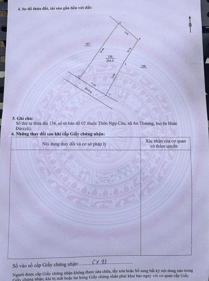 Đất nền An Thượng Hoài Đức 254m² giá 7x triệu - Đầu tư sinh lời ngay!