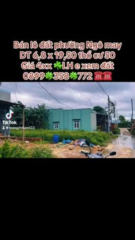 Đất nền Phường Ngô Mây, Thị xã An Khê 132m² giá 490 triệu - Cơ hội đầu tư tuyệt vời!