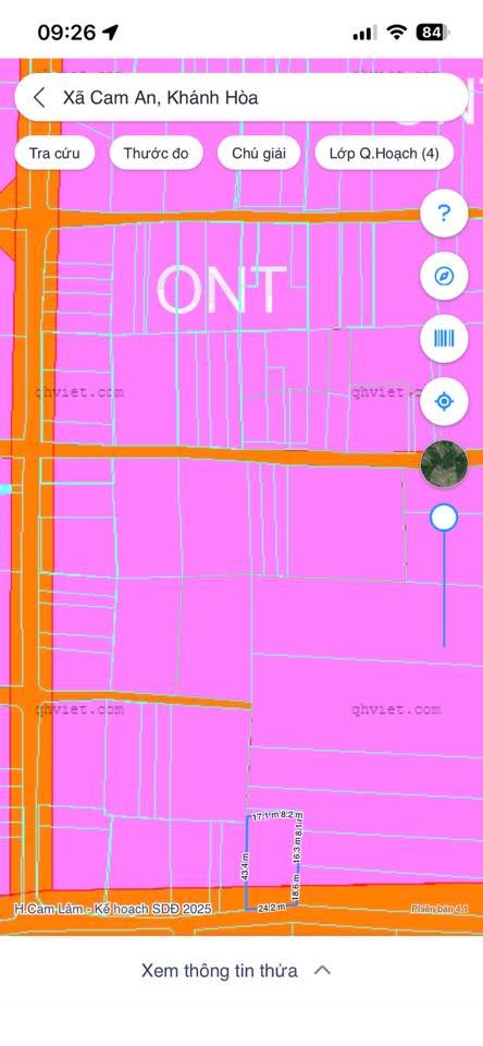 Đất nền Cam An Bắc, Cam Lâm 1008m² giá 5.2 tỷ - Cơ hội đầu tư tuyệt vời!