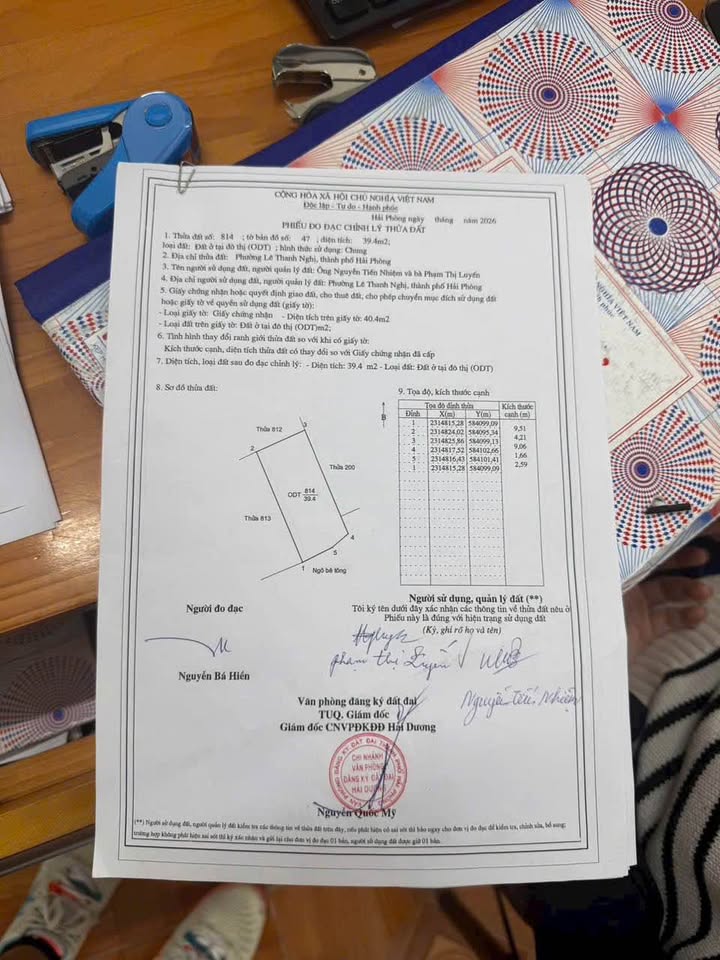 Đất nền phố Bình Lộc, TP Hải Dương 39.4m² giá 1.48 tỷ - Cơ hội đầu tư tuyệt vời!