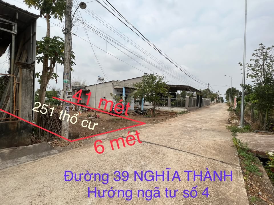 Đất thổ cư 246m² tại xã Nghĩa Thành, Huyện Châu Đức - Giá 1.55 tỷ, sở hữu ngay!