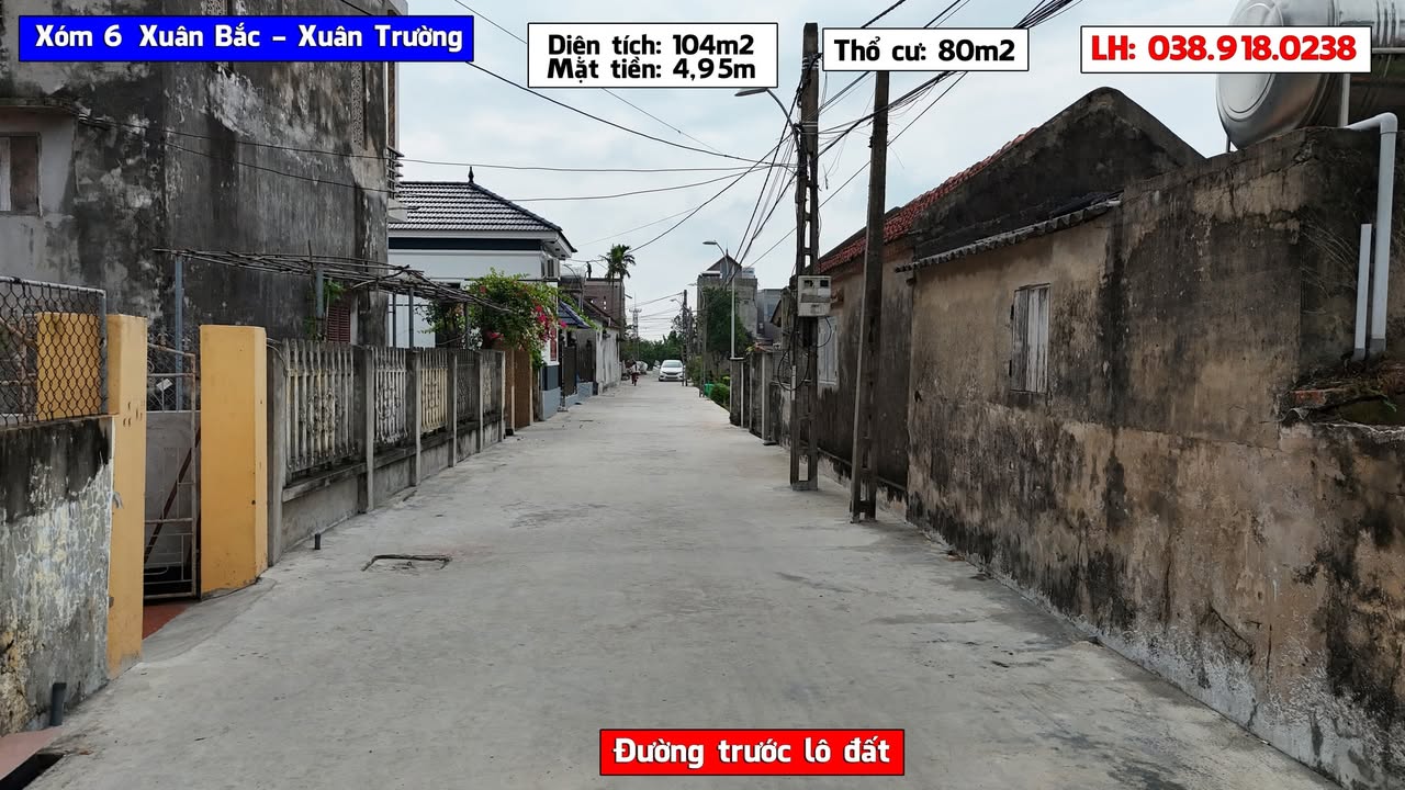 Đất nền 104m² tại Ấp 6, Xã Xuân Bắc - Giá thỏa thuận, vị trí đắc địa!