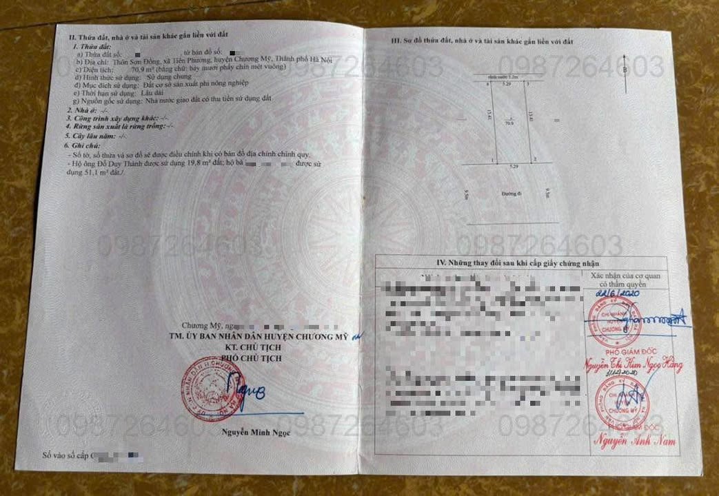 Đất nền Tiên Phương, Chương Mỹ 70,9m² giá 5 tỷ - Sổ đỏ chính chủ, vị trí đắc địa!