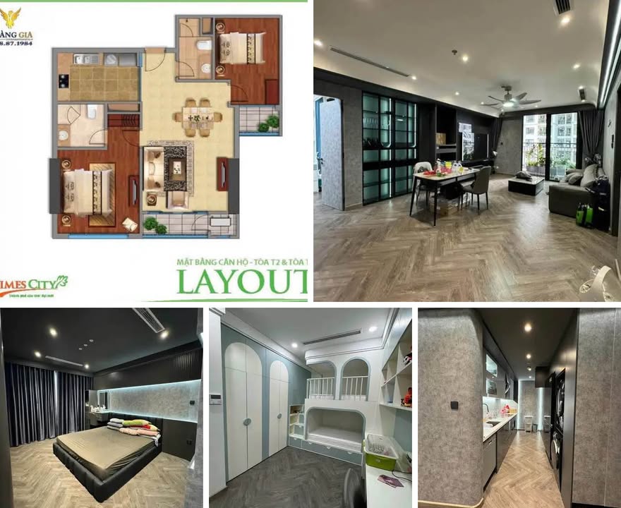 Căn hộ T2 Times City, Quận Hoàng Mai, 94.3m² giá 1x tỷ - Sẵn sàng vào ở ngay!