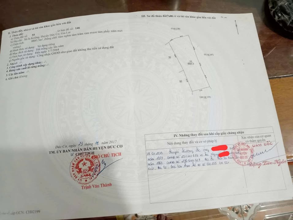 Đất nền 88.000m² tại Xã Ia Kriêng, Huyện Đức Cơ, Gia Lai - Giá thỏa thuận hấp dẫn!