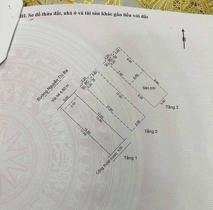 Nhà Mặt Tiền 3 Tầng 63 Nguyễn Thị Ba, Sơn Trà, Đà Nẵng 85m² giá 7.8 tỷ - Đầu tư sinh lời hấp dẫn!