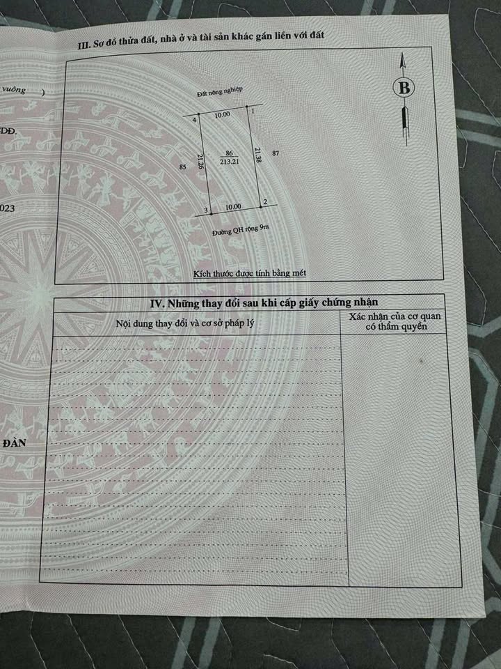 Lô đất khu đấu giá Khối Ba Hà, Thị Trấn Nam Đàn 231m² giá chỉ 3.696 tỷ - Cơ hội đầu tư hiếm có!