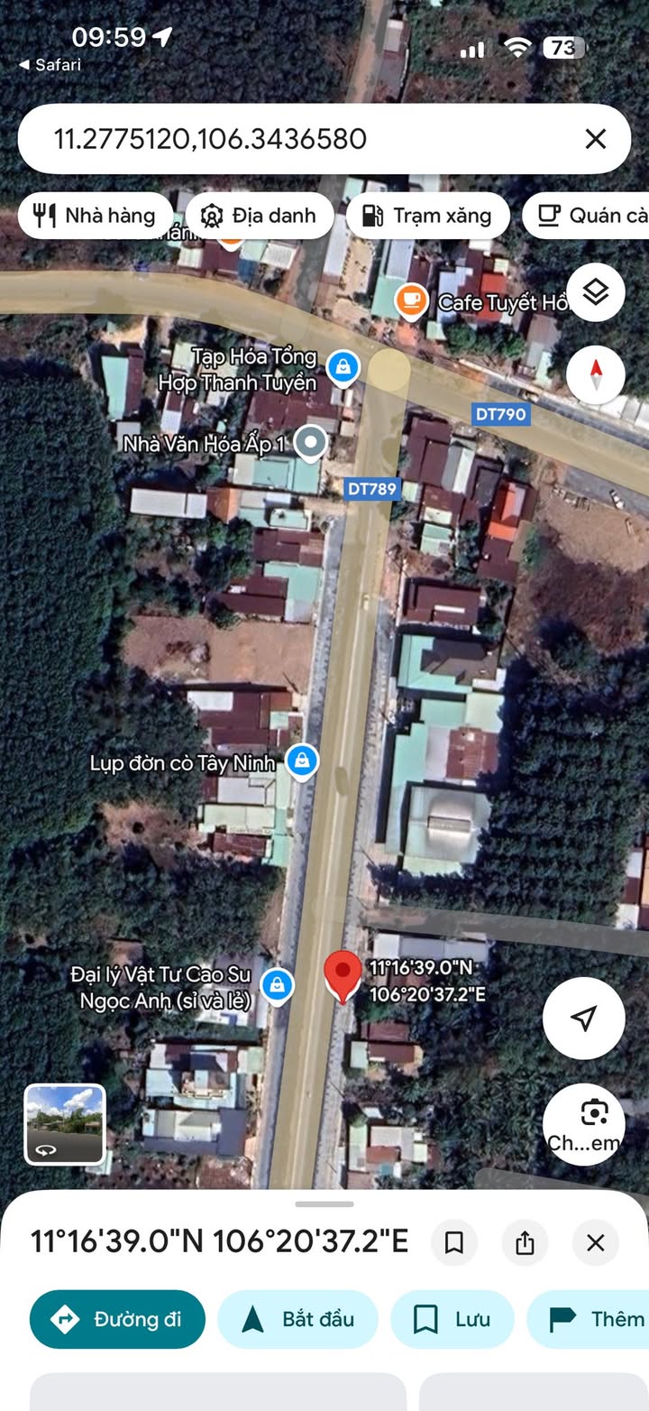 Đất nền Bến Củi, Dương Minh Châu 162m² giá 1 tỷ - Cơ hội đầu tư hấp dẫn!