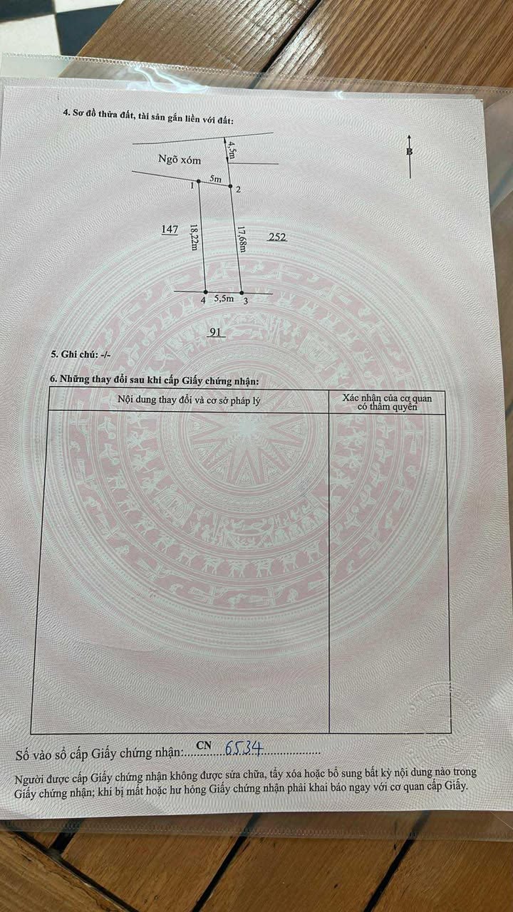 Đất nền Đoàn Lập, Tiên Lãng 93m² giá 700 triệu - Ô tô quay đầu tại đất!