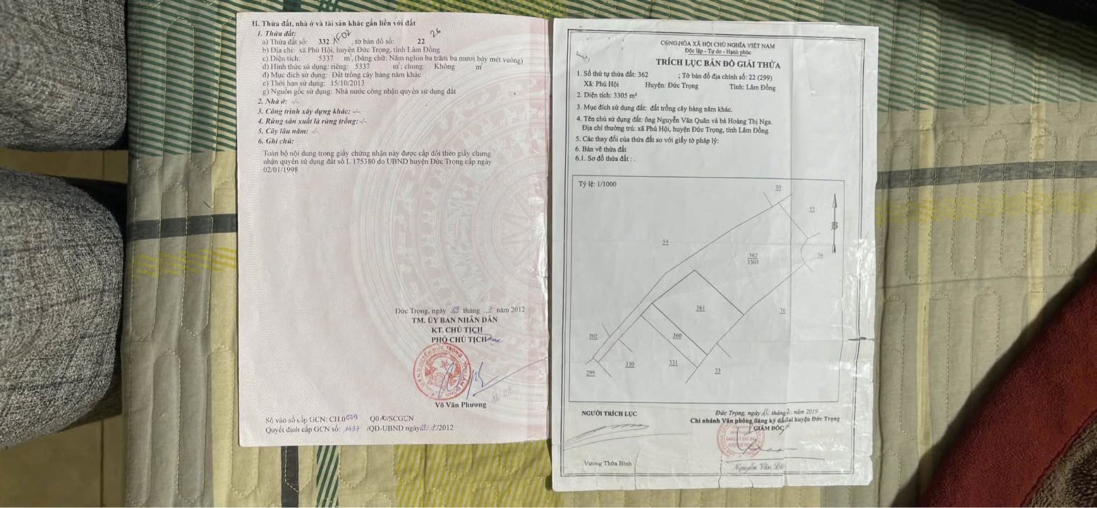 Đất nền 5000m² tại xã Tân Hội, Lâm Đồng - Sổ đỏ chính chủ, giá 4 tỷ