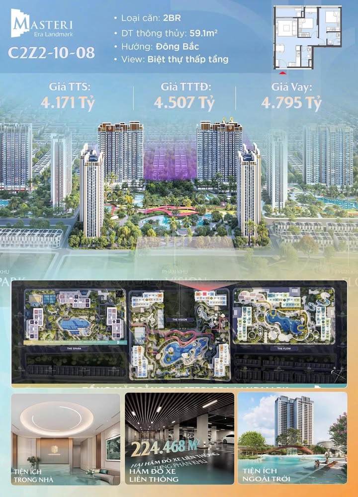 Căn hộ Vinhomes Ocean Park 59m² giá 4.844 tỷ - Sở hữu ngay không chần chừ!