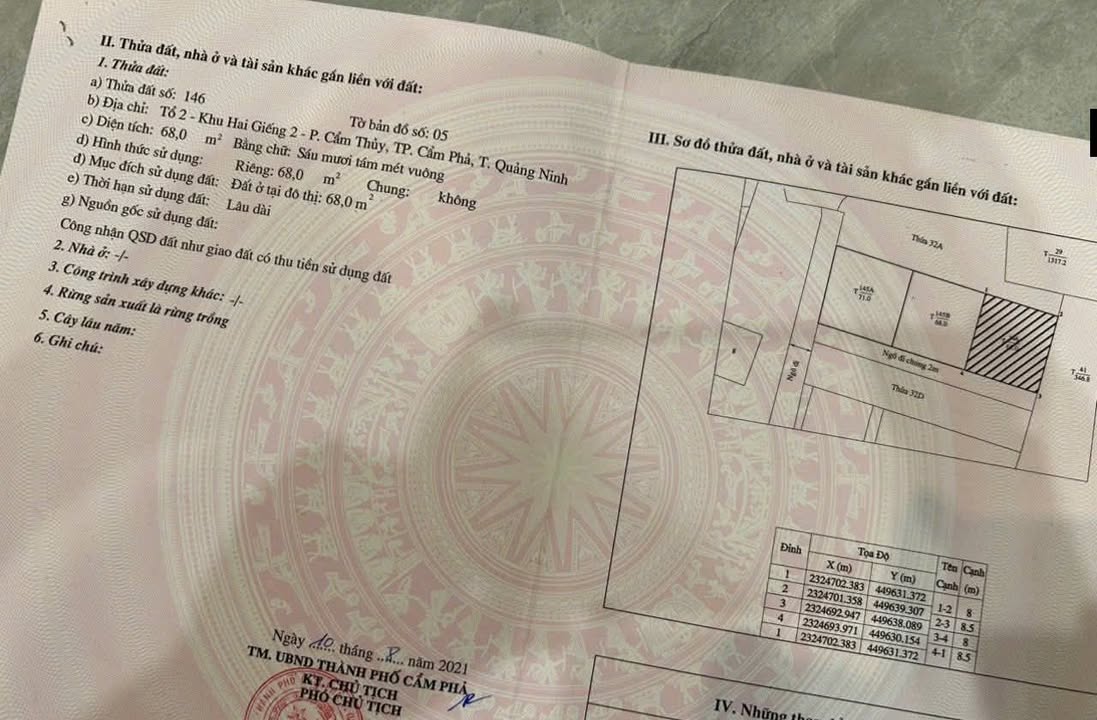 Đất nền Cẩm Ngọc, Cẩm Thủy 68m² giá 700 triệu - Cơ hội đầu tư hấp dẫn!