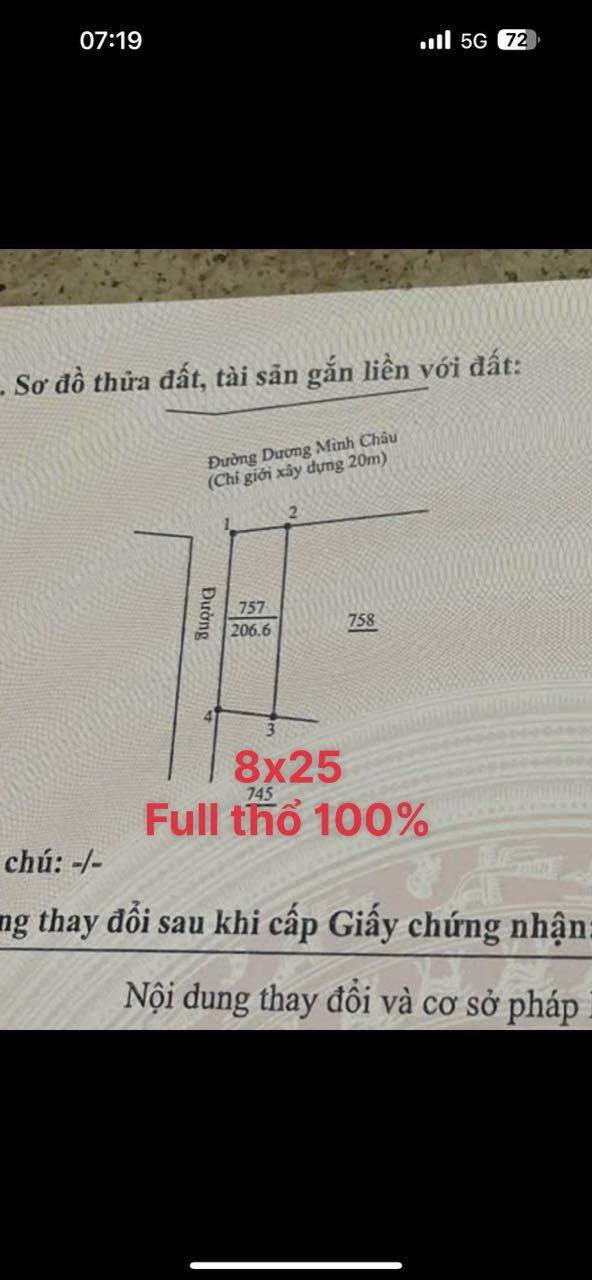 Đất nền mặt tiền Dương Minh Châu, Pleiku 200m² giá 1 tỷ - Đầu tư sinh lời ngay!