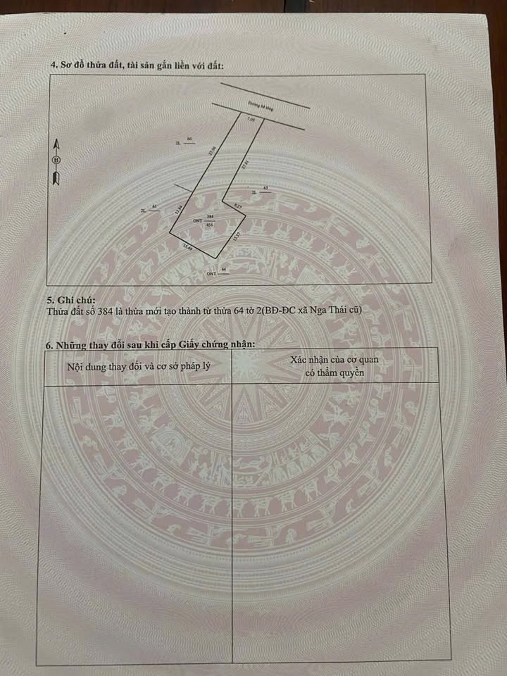 Đất thổ cư Xóm 8, Nga Thái 456m² giá chỉ 500 triệu - Cơ hội đầu tư tuyệt vời!