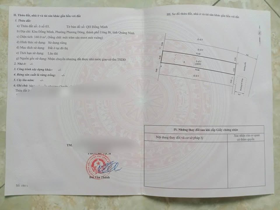 Đất nền Phường Phương Đông 160m² giá thỏa thuận - Đầu tư sinh lời ngay!