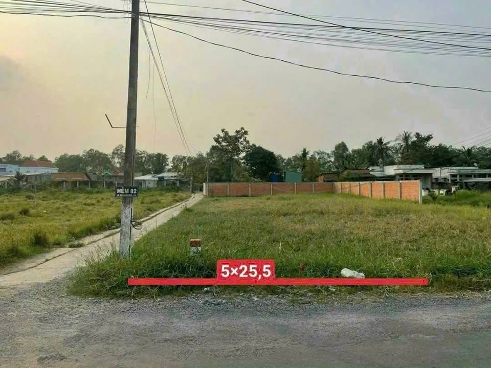 Đất thổ cư mặt tiền Lê Văn Khuyên, TP Tân An 127,5m² - Chính chủ bán gấp!