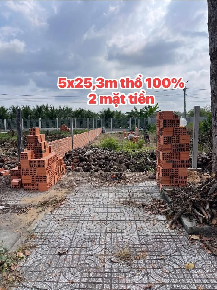 Đất nền 2 mặt tiền đường Mậu Thân, Trà Vinh 126m² giá 1.7 tỷ - Đầu tư sinh lời ngay!